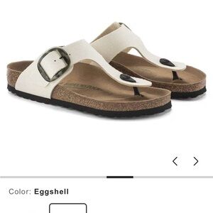 Birkenstock Women's Sandals in Eggshell
